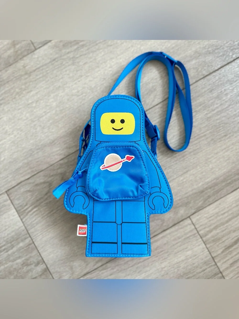 LEGO x Target Classic Spaceman Minifigure Crossbody Bag Blue Shoulder Purse